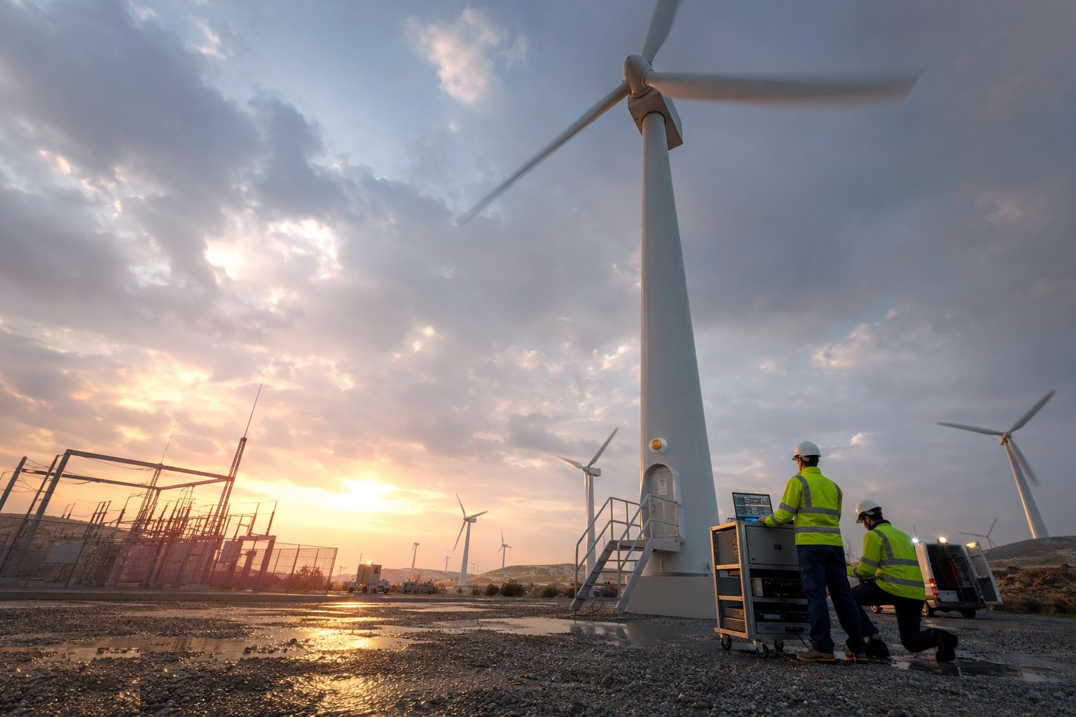 Energise and first rotation — Commissioning & Energisation, step 4