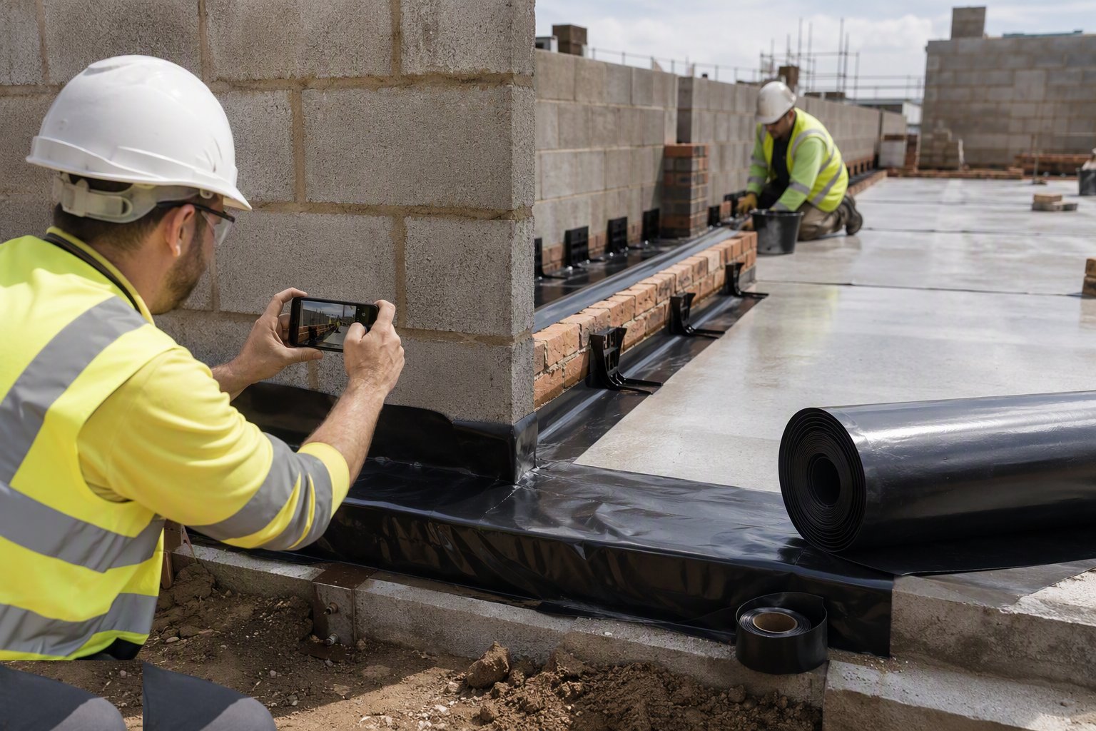 Inspect, ventilate and verify — Damp Proofing — DPC, DPM and Cavity Trays, step 8