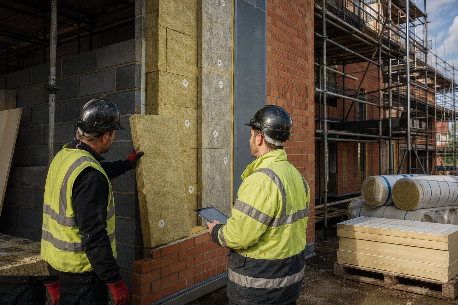 Confirm the build-up and the fire classification first — Insulation Systems, step 1