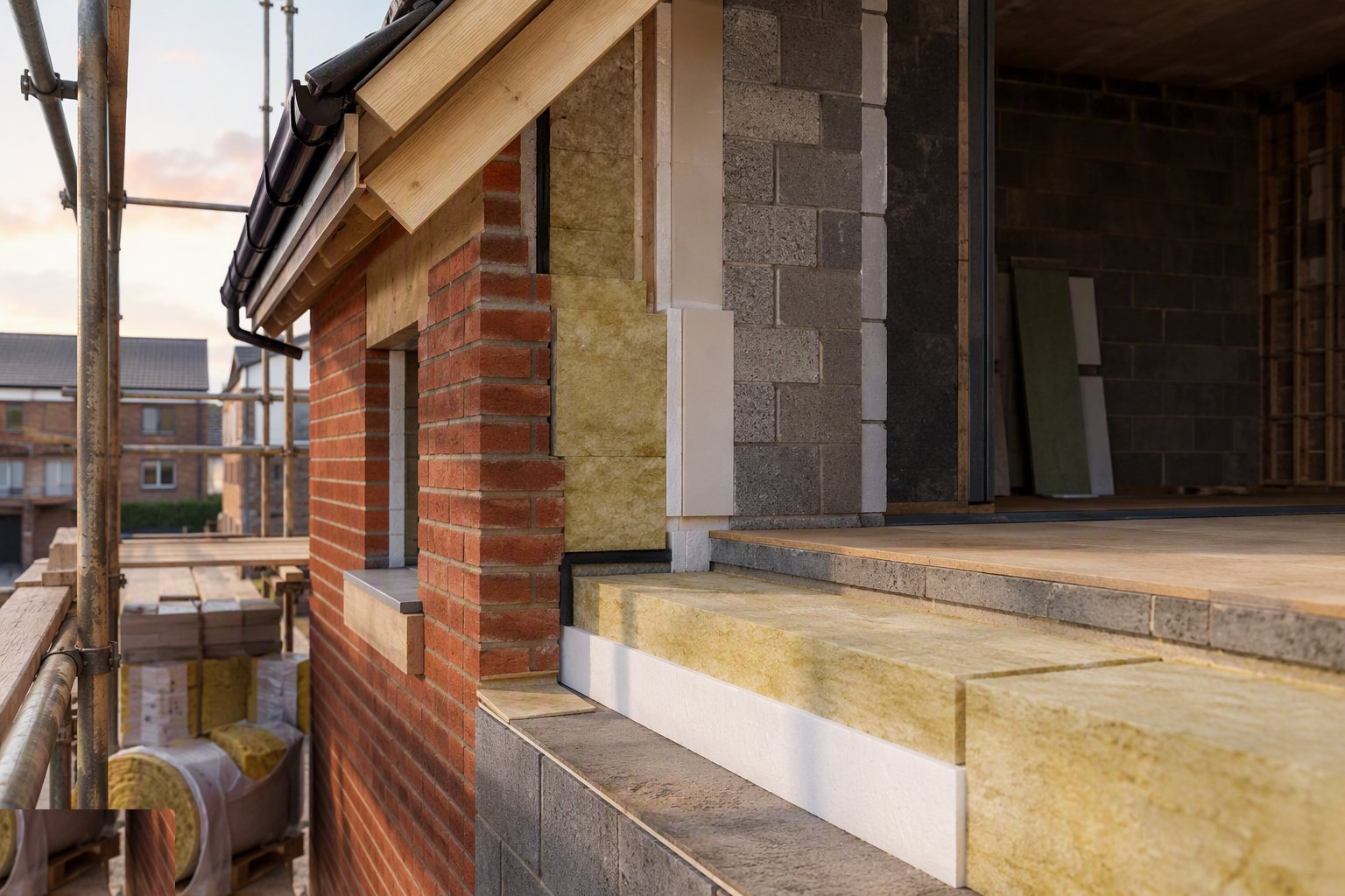 Detail the junctions — reveals, eaves, floor edges — Insulation Systems, step 5