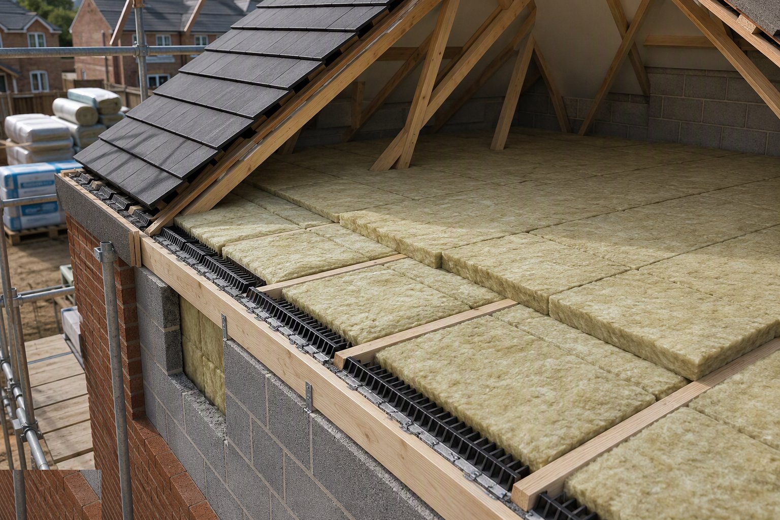 Lay roof and loft insulation — Insulation Systems, step 6
