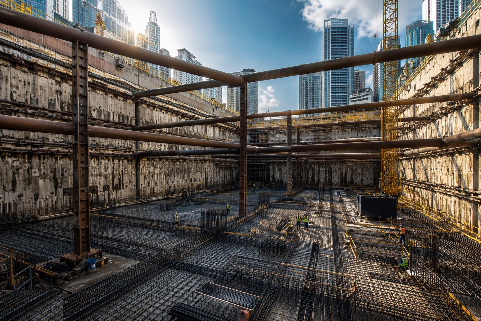 Design the retention and sequence — Basement & Substructure, step 1