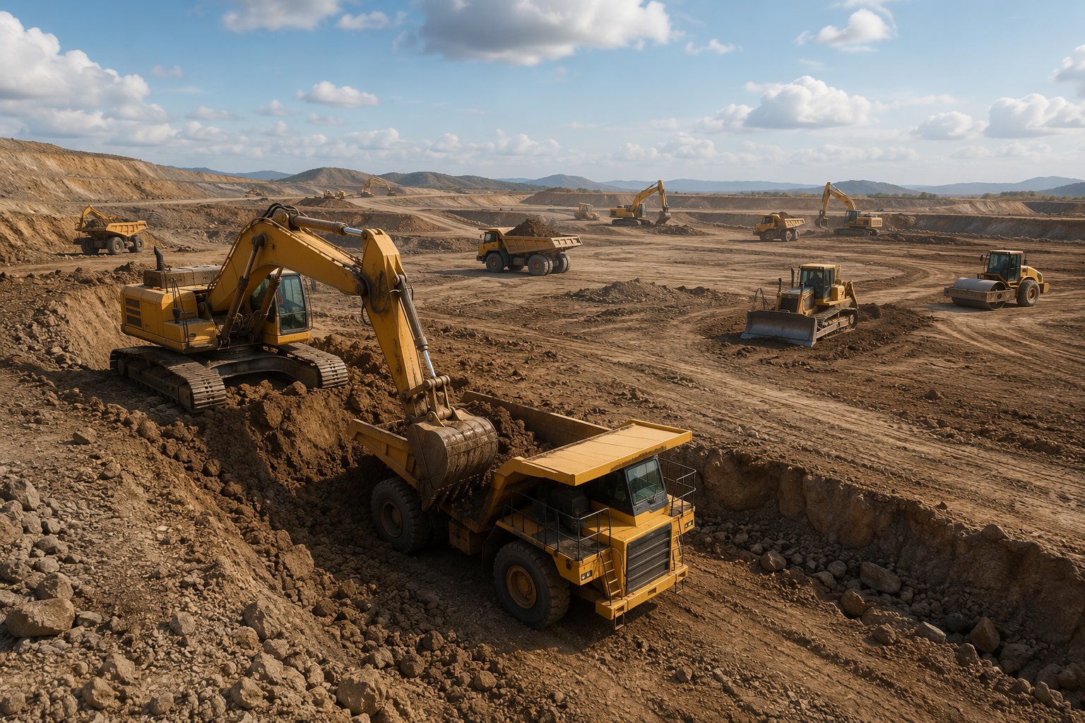 Bulk excavation to formation — Earthworks & Excavation, step 3