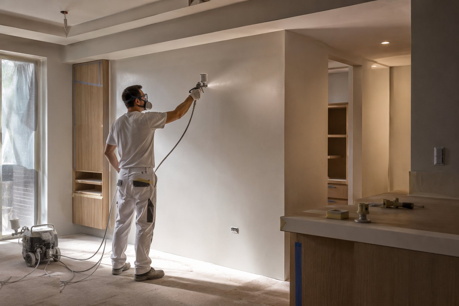 Decorate: mist coat to finish — Internal Finishes, step 7