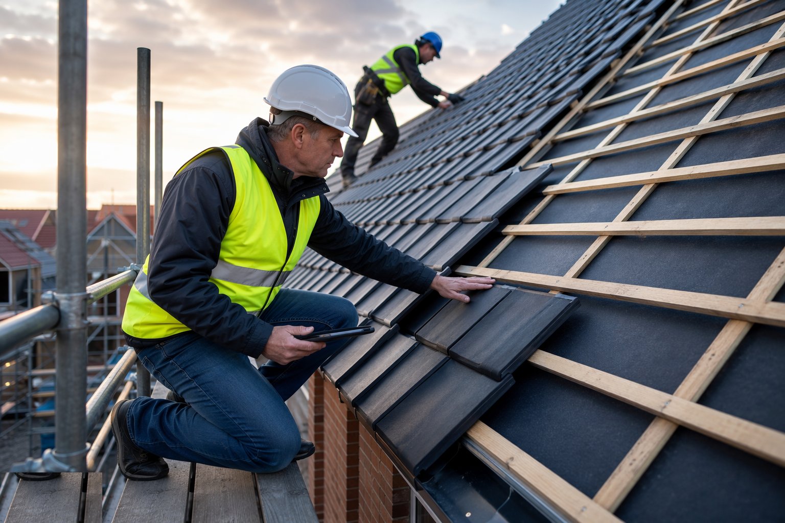 Test, inspect and certify — Roofing, step 7