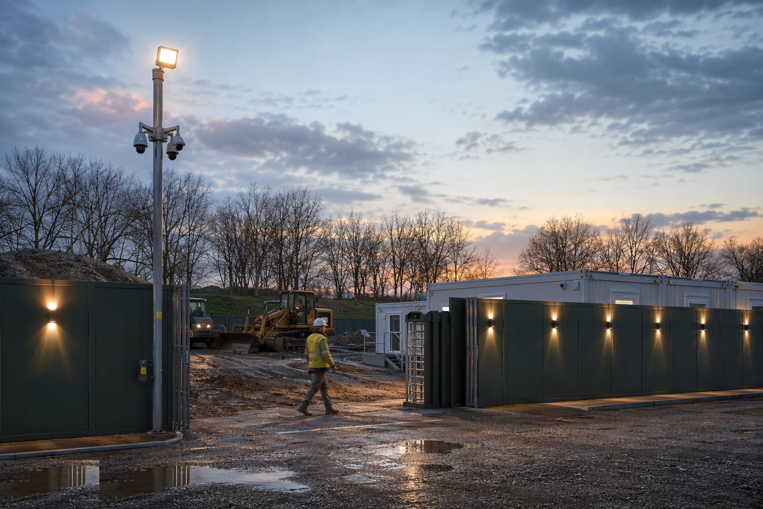 Signage, lighting and security — Site Access & Enabling Works, step 8