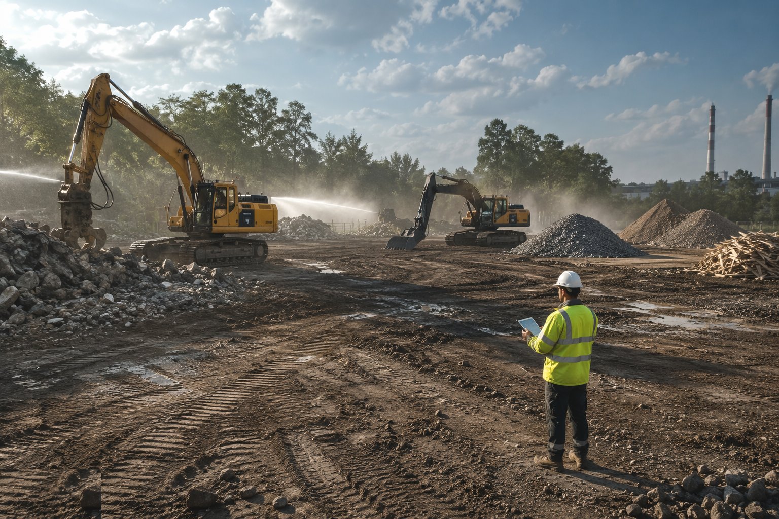 Final clearance, segregation and sign-off — Site Clearance & Demolition, step 8