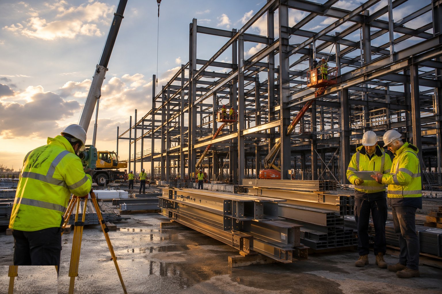 Final survey, snagging and handover to follow-on trades — Steel Frame Construction, step 8
