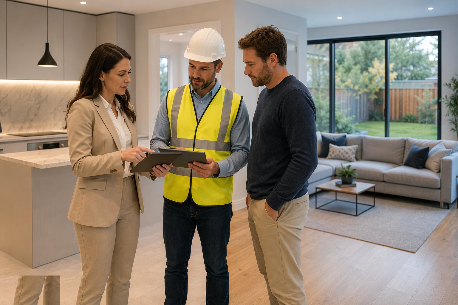Complete pre-handover inspections and snagging — Testing, Handover & Snagging, step 2