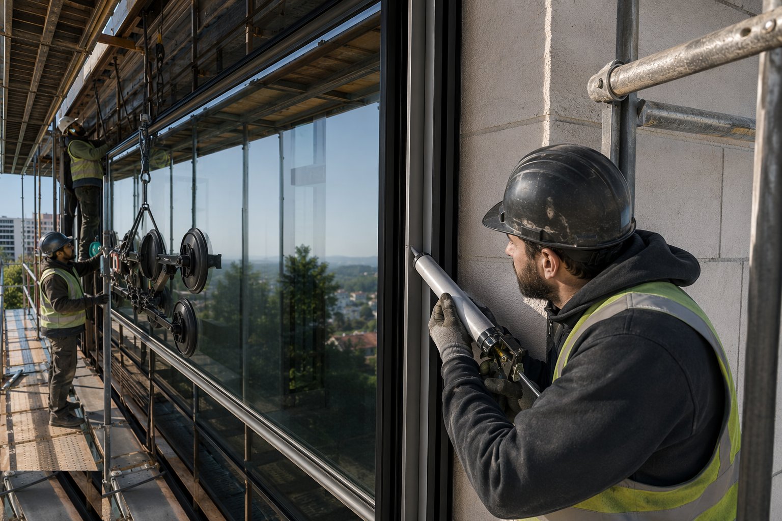Seal the perimeter — air line and weather line — Windows, Doors & Glazing, step 5