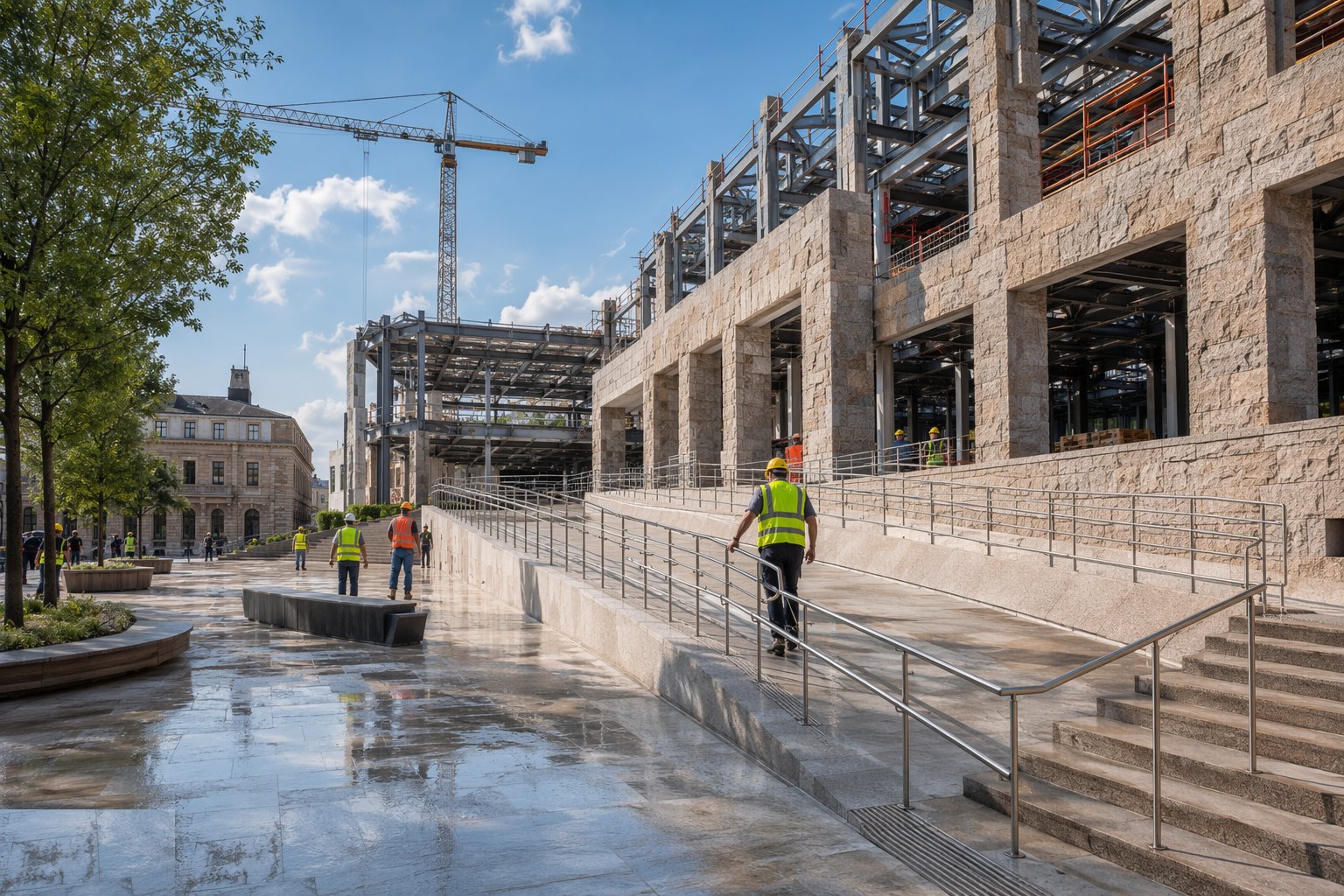 Integrate accessibility as a built feature, not a compliance layer — Civic & Government Building Construction, step 5