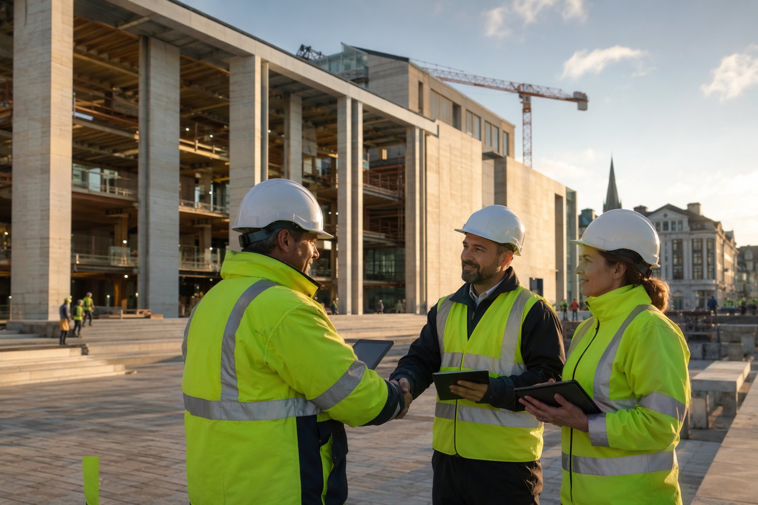 Commission, prove and hand over to the public FM team — Civic & Government Building Construction, step 6