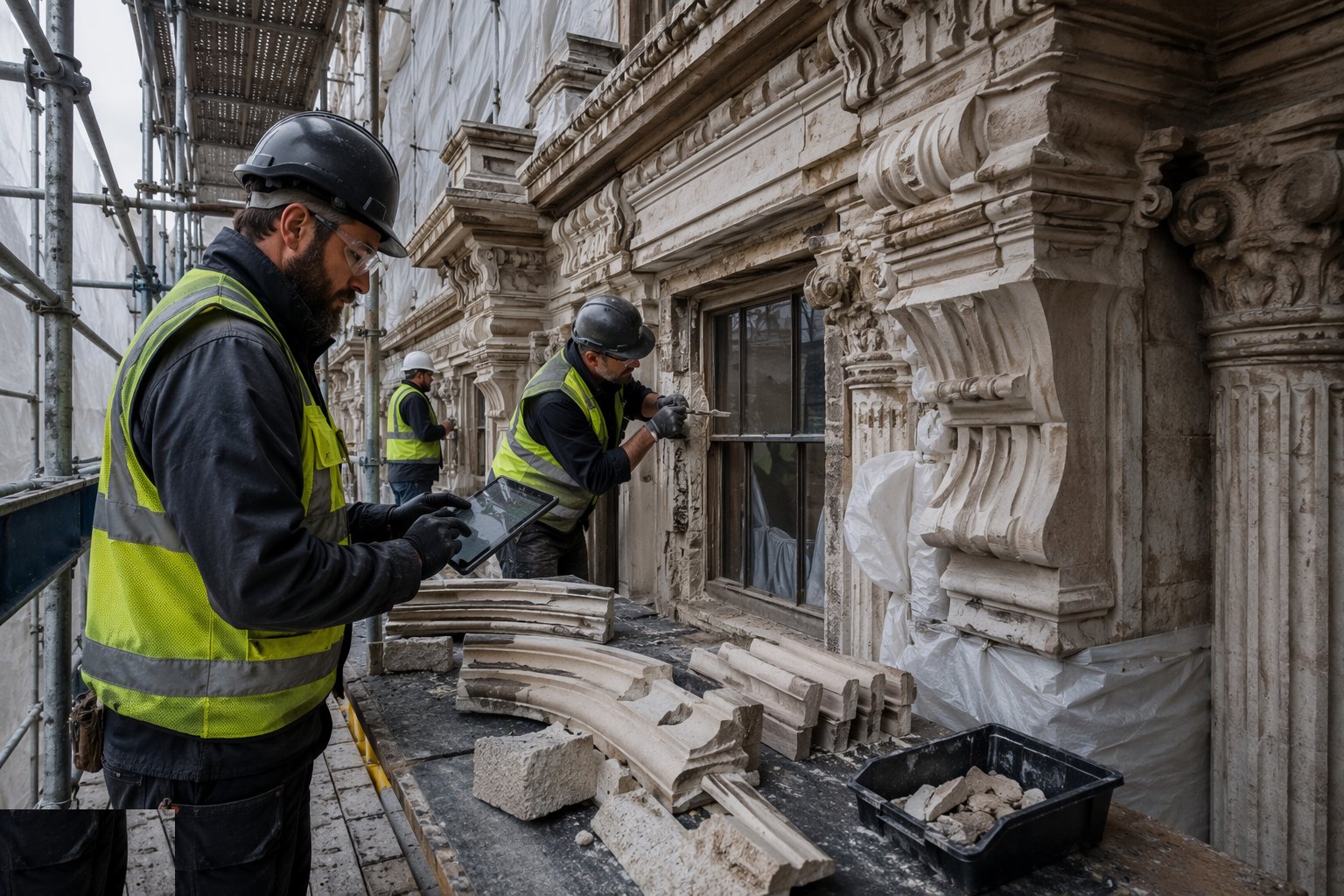 Strip out gently and record as you go — Working on Listed & Heritage Civic Buildings, step 4
