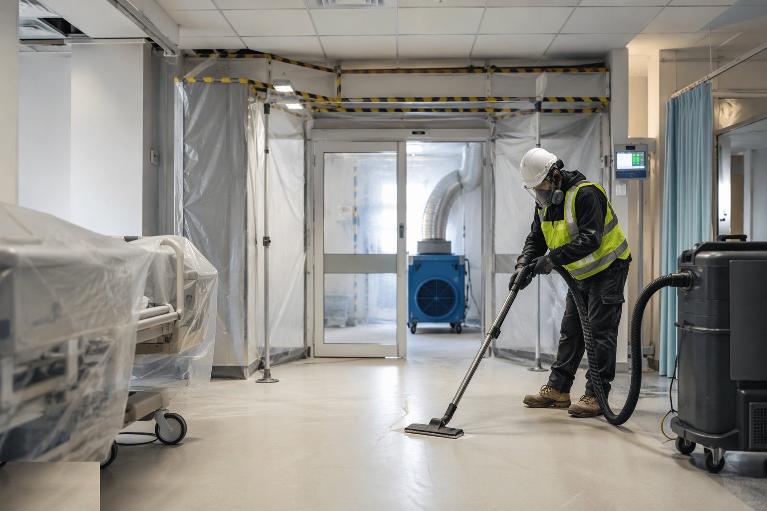 Decommission, clean and hand back — Working In & Around Live Hospitals, step 8