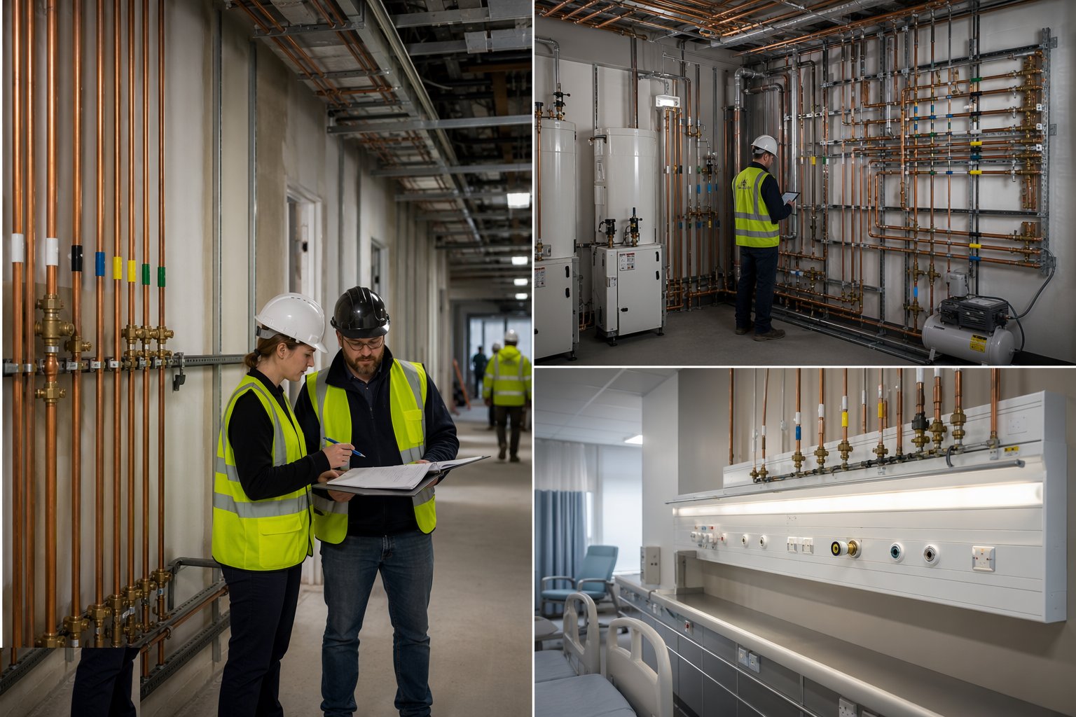 Label, document and hand over to the trust — Medical Gas Pipeline Systems (MGPS), step 8