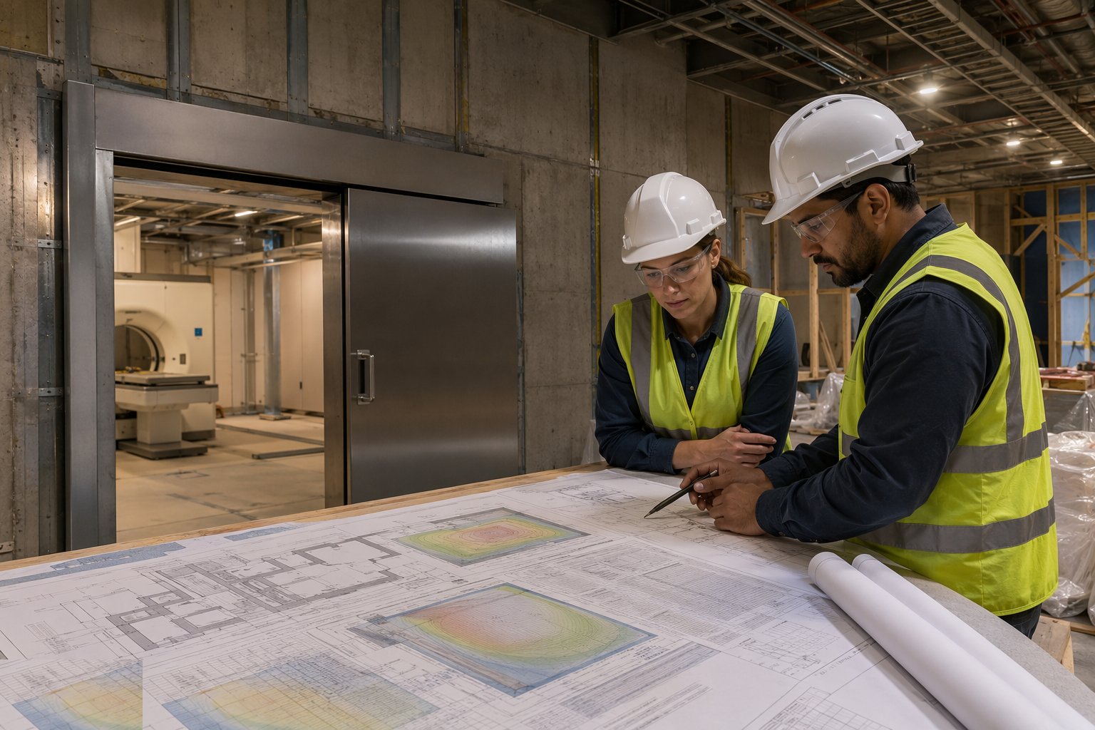 Freeze the shielding design with the RPA — Radiation Shielding & Imaging Suites, step 1