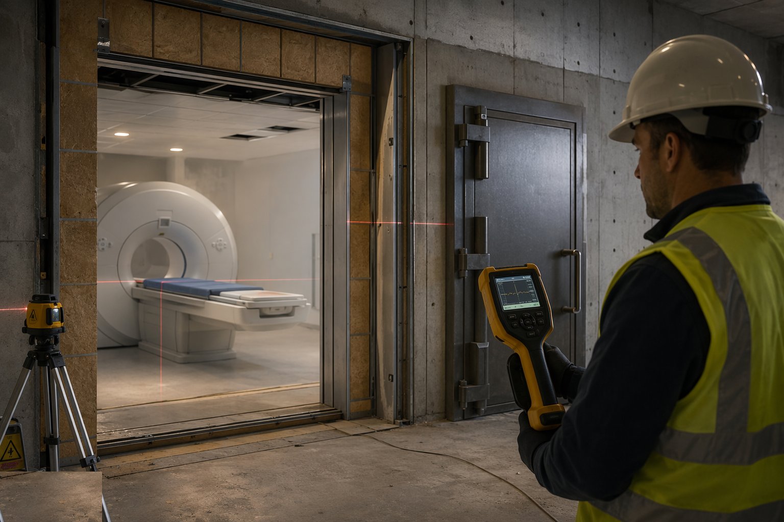 Verify the shielding by physical test — Radiation Shielding & Imaging Suites, step 6