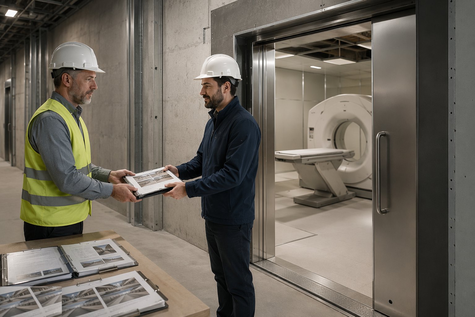 Document and hand over with the equipment — Radiation Shielding & Imaging Suites, step 7