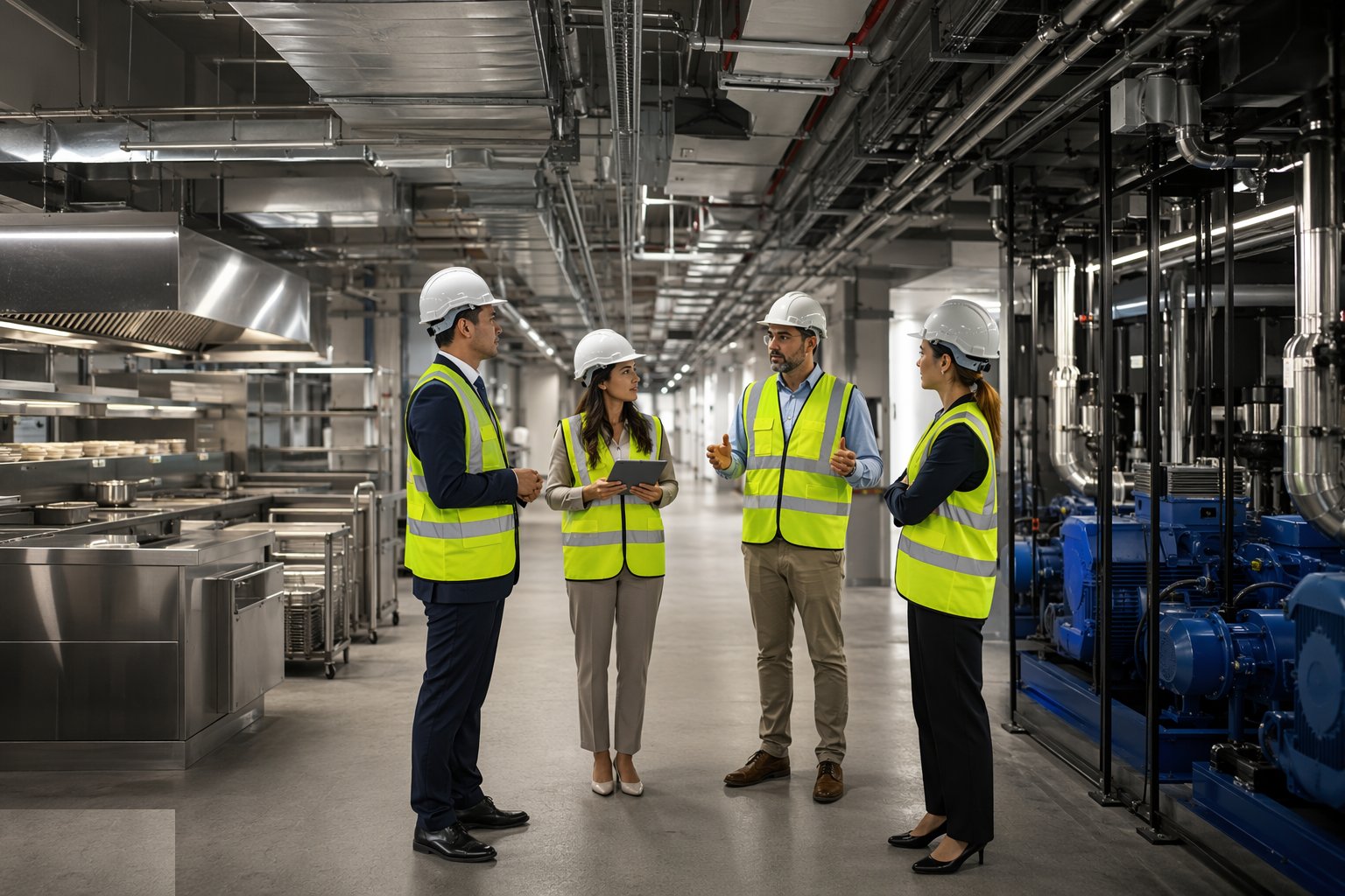 Commission with the operator and the authorities — Hotel Back-of-House & Specialist Services, step 6