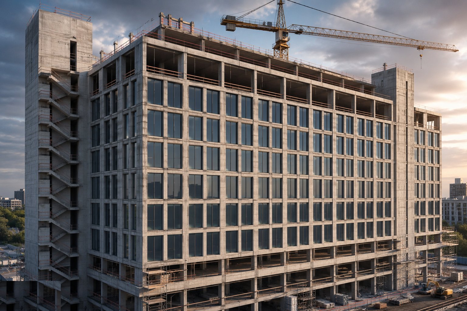 Close the envelope weathertight — Hotel Structure & Envelope, step 6