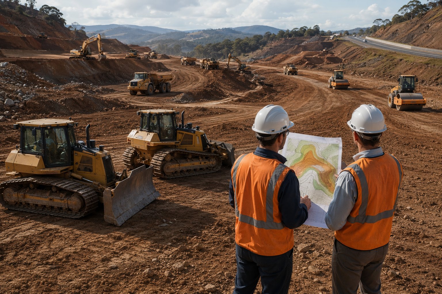 Set the earthworks strategy and mass haul — Bulk Earthworks — Cuttings & Embankments, step 1