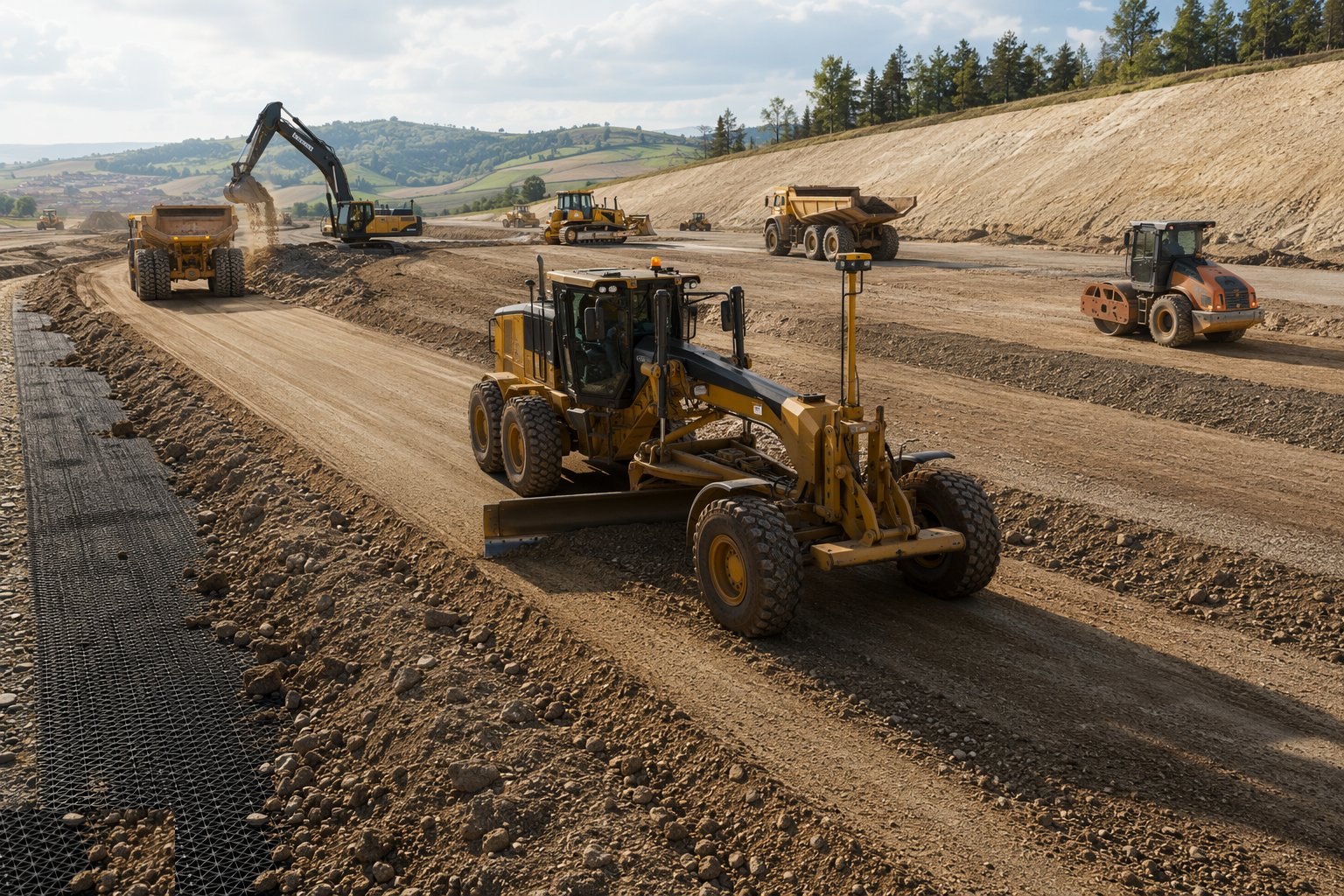 Trim the formation and protect it — Bulk Earthworks — Cuttings & Embankments, step 7