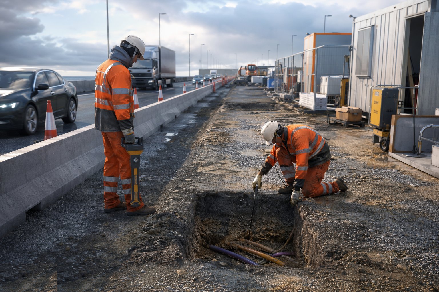 Locate and prove buried services — Corridor Access & Enabling Works, step 5