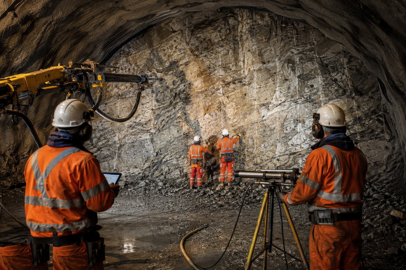 Classify the ground and plan the excavation sequence — SCL & Drill-and-Blast Tunnelling, step 1