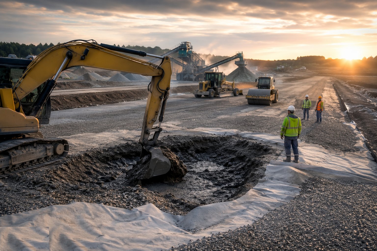 Treat the weak spots — Subgrade Preparation & Capping, step 2