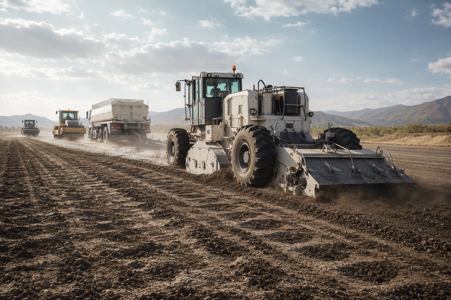 Stabilise where the design calls for it — Subgrade Preparation & Capping, step 3