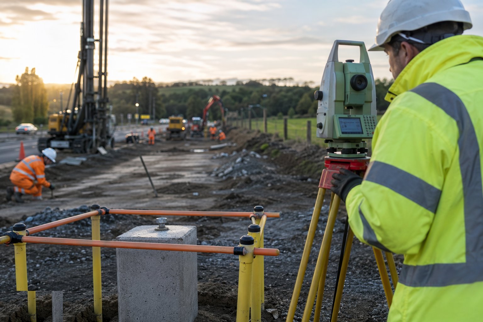 Establish and protect corridor survey control — Survey Control & Ground Investigation, step 7