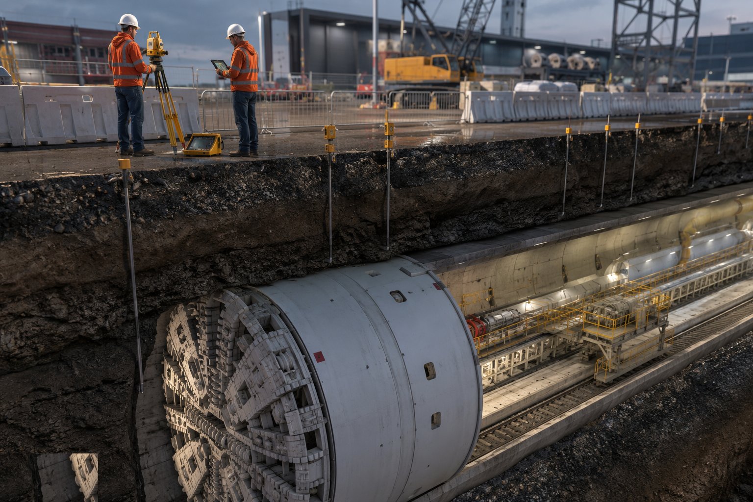 Monitor the ground and the assets above — TBM Tunnelling & Segmental Lining, step 6