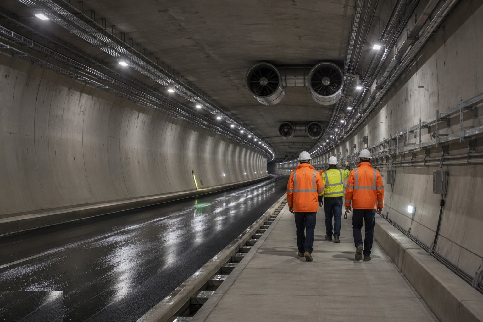 Compile handback and achieve asset acceptance — Tunnel Fit-out — Drainage, Ventilation & M&E, step 8