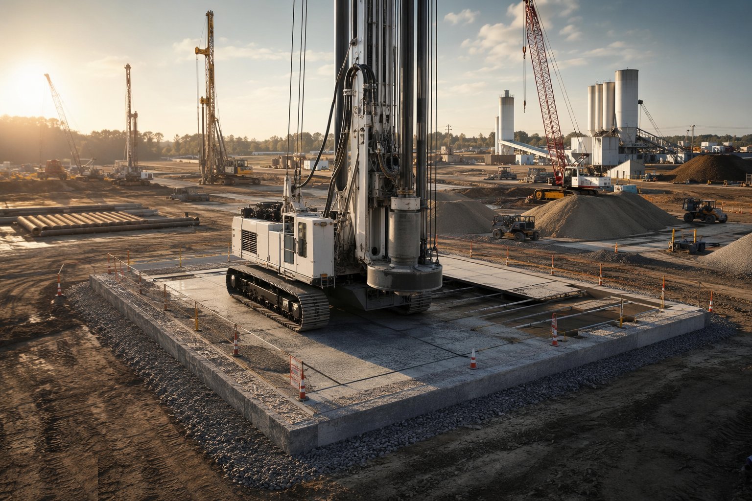 Build and certify the working platform — Ground Improvement Techniques, step 2
