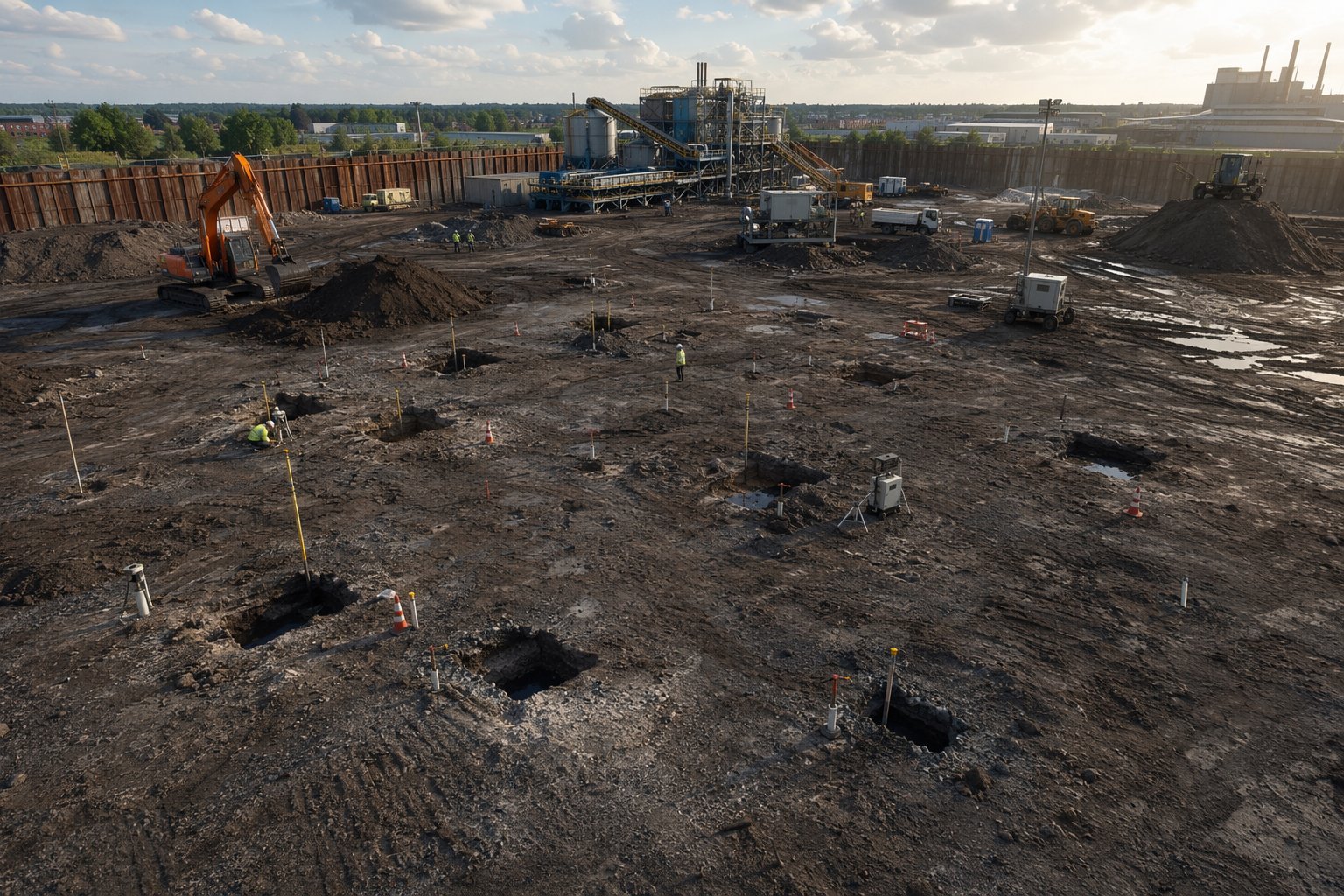 Desk study, site investigation and risk assessment — Ground Remediation, step 1