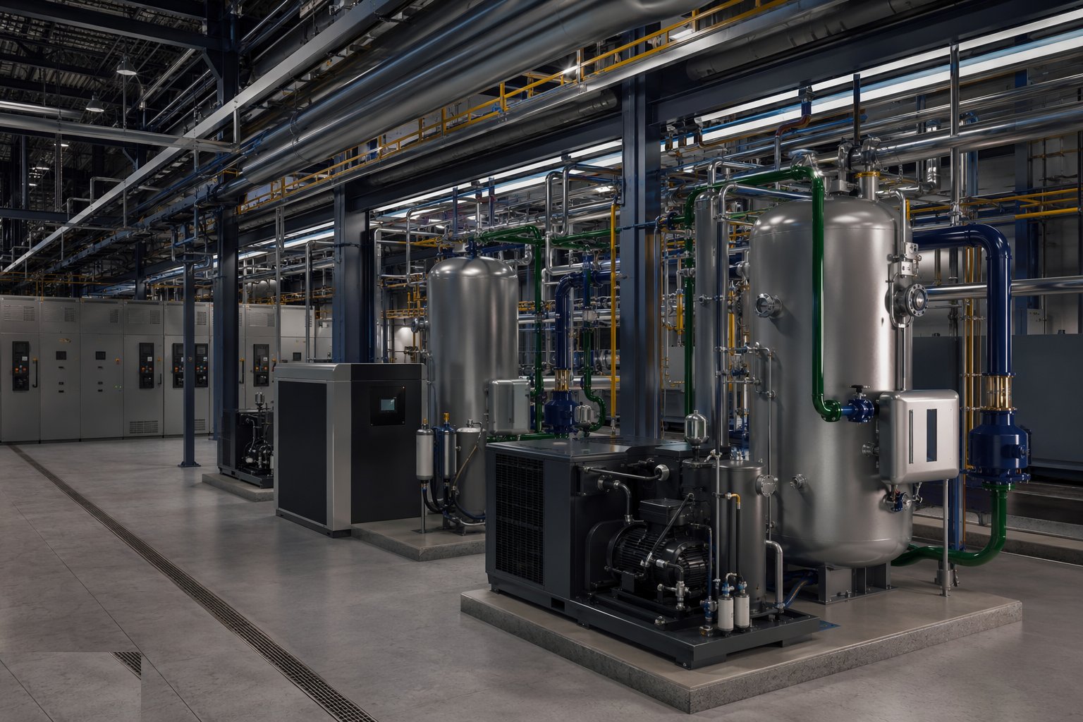 Build the air, water and steam systems — Industrial Services & Utilities, step 3