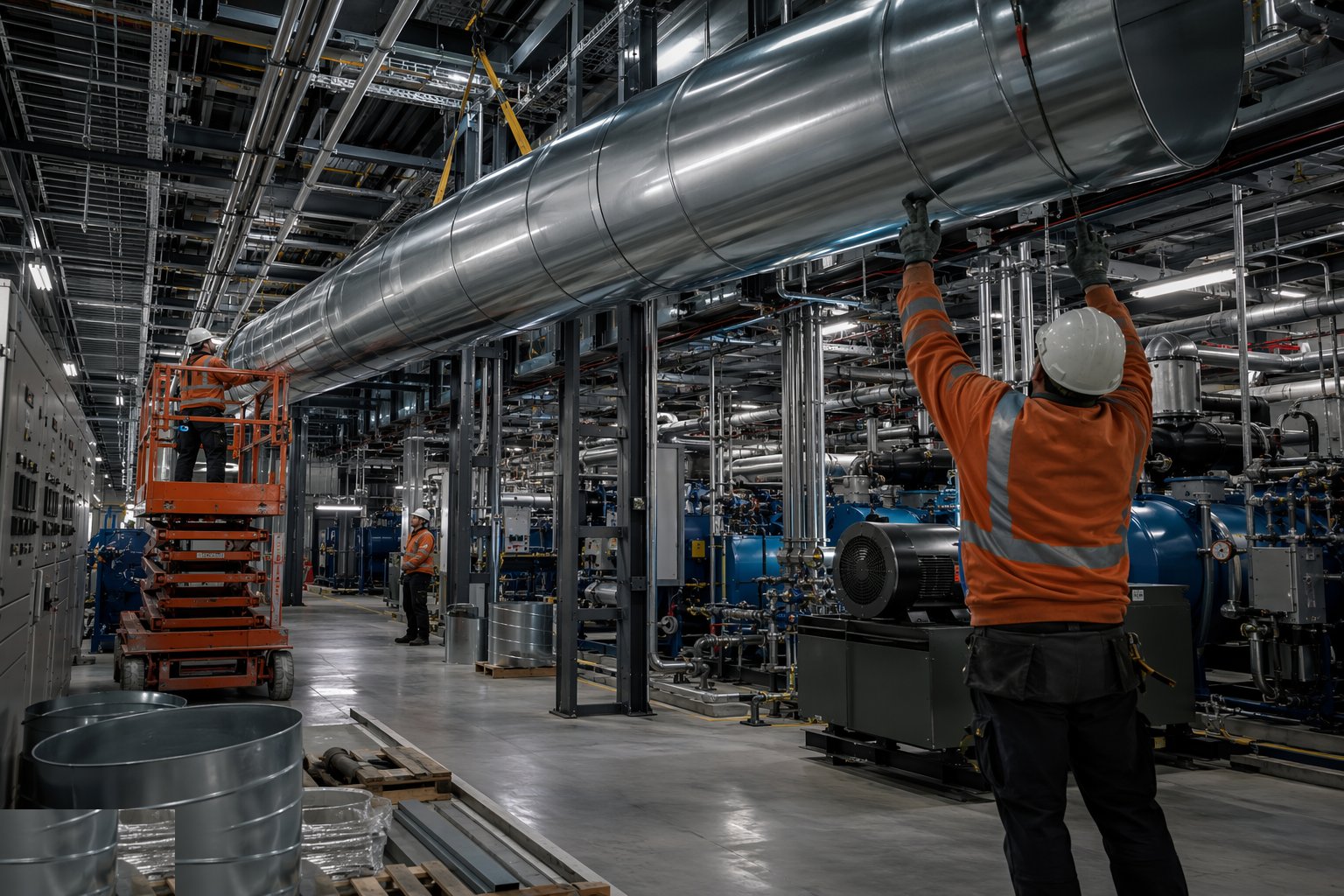 Install and balance the extraction — Industrial Services & Utilities, step 4