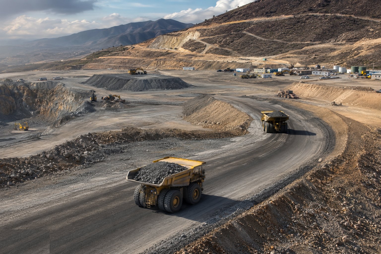 Engineer the haul road network and ramps — Surface Mine Infrastructure, step 2