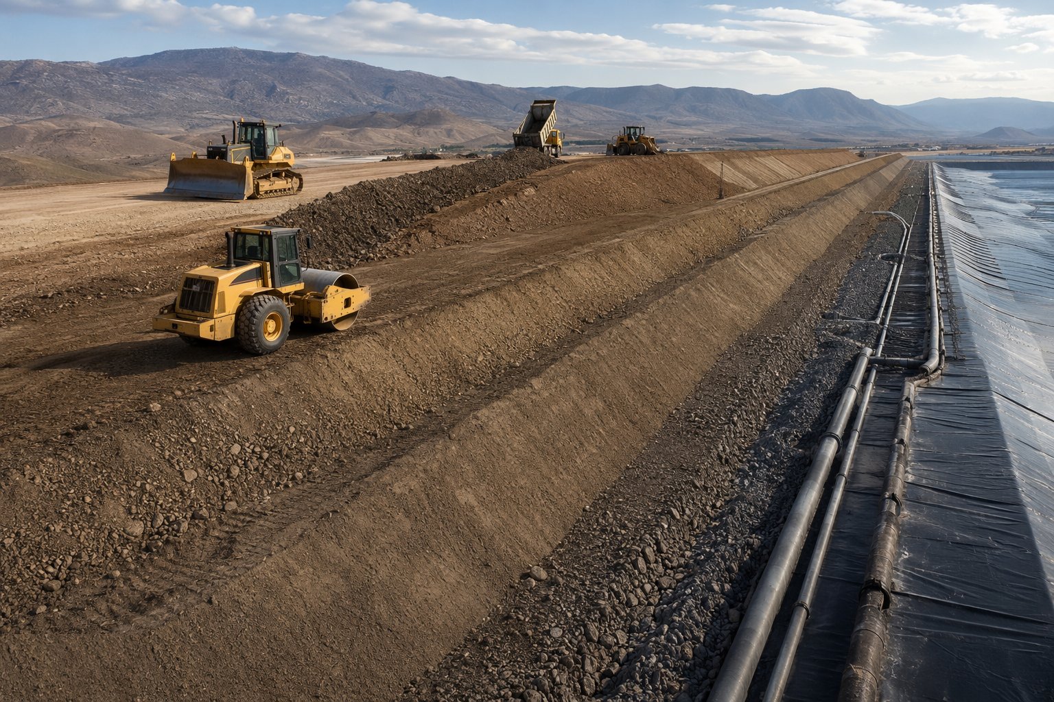 Raise the embankment in engineered stages — Tailings Storage & Mine Services, step 5