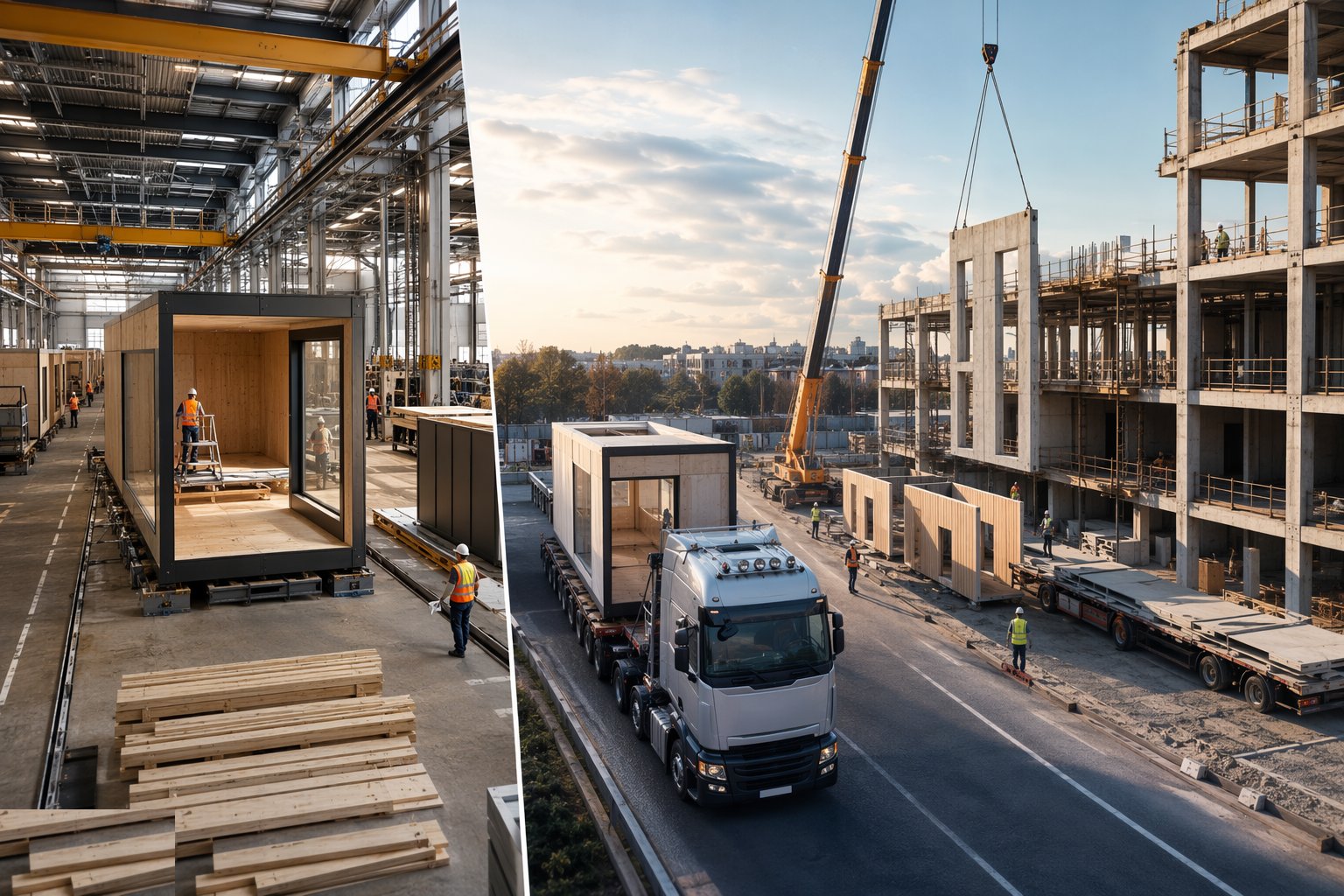 Design the logistics: transport envelope, routes and craneage — Modern Methods of Construction — What They Actually Are, step 5