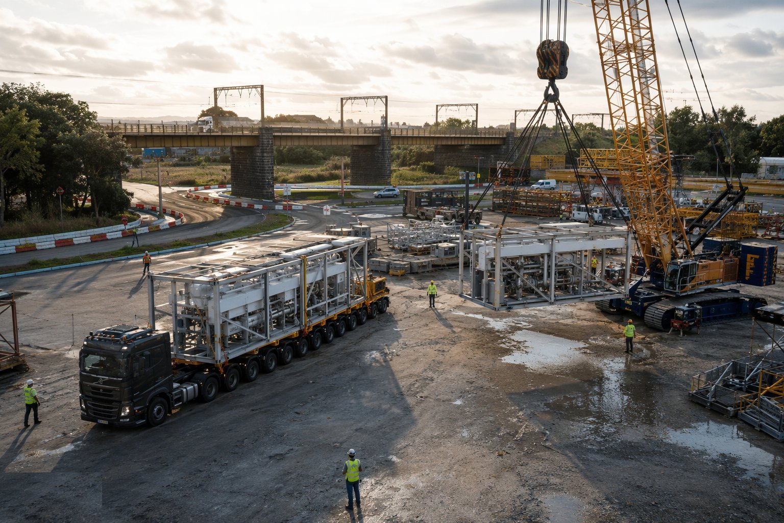 Run the route survey before the factory designs the unit — Off-Site Logistics, Craneage and Tolerance, step 1