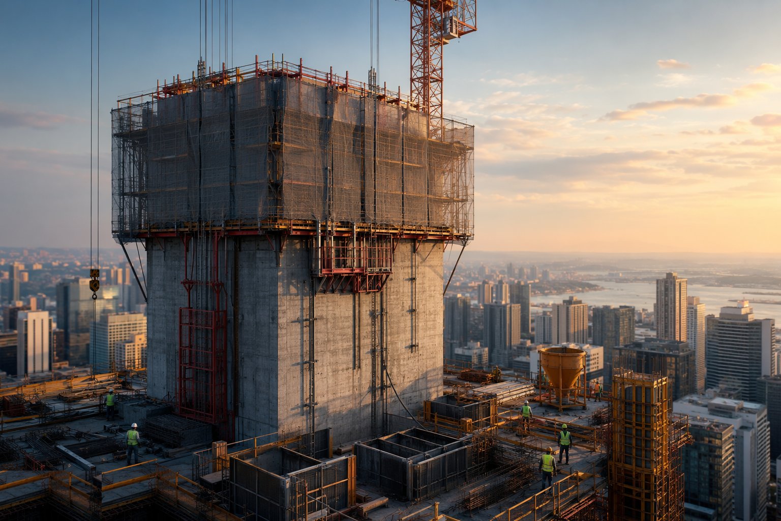 Prove the repetition and plan the cycle — Site-Based MMC — Tunnel Form, Jump Form, Slipform, ICF, step 1