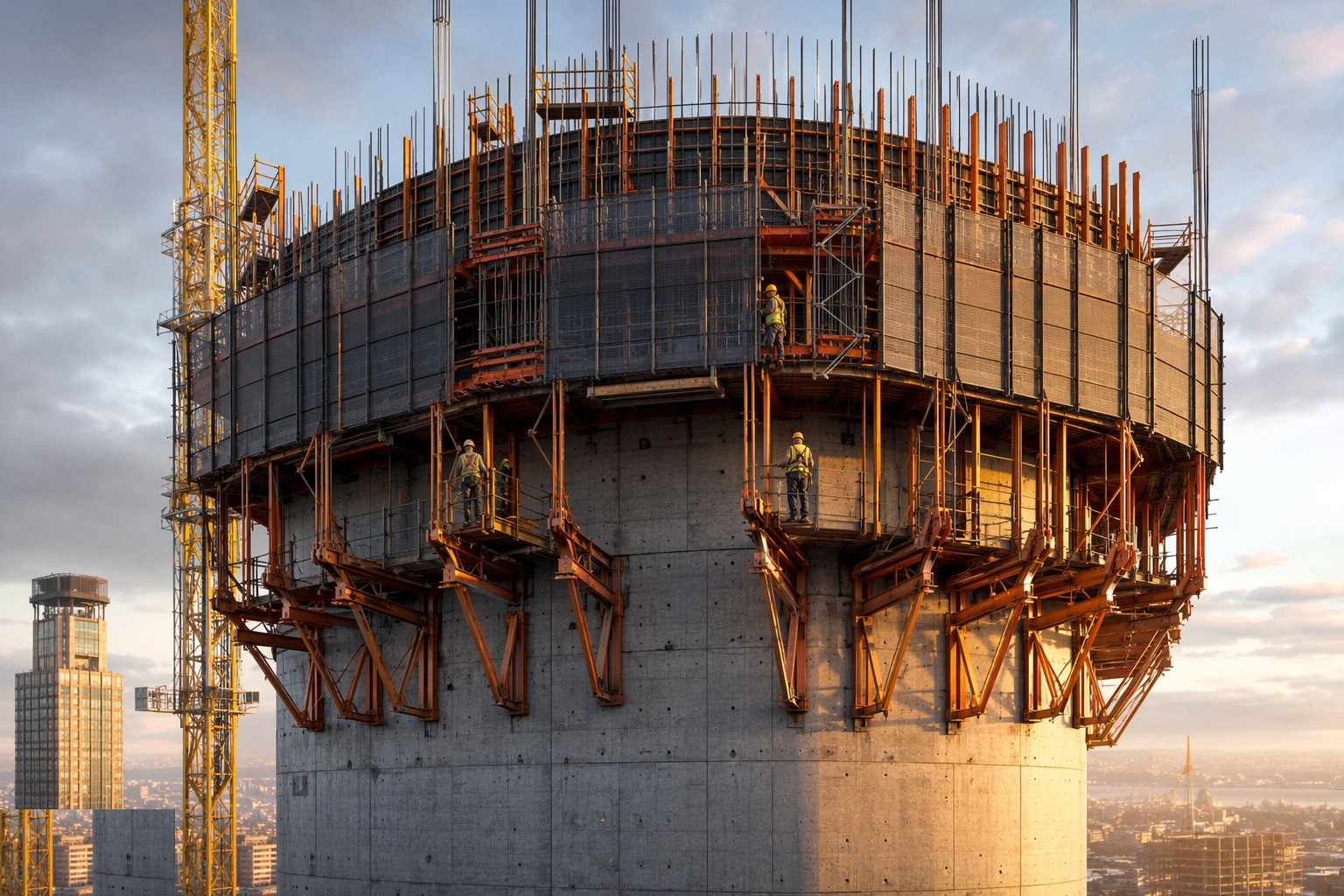 Strike, climb or slip — the engineered move — Site-Based MMC — Tunnel Form, Jump Form, Slipform, ICF, step 5