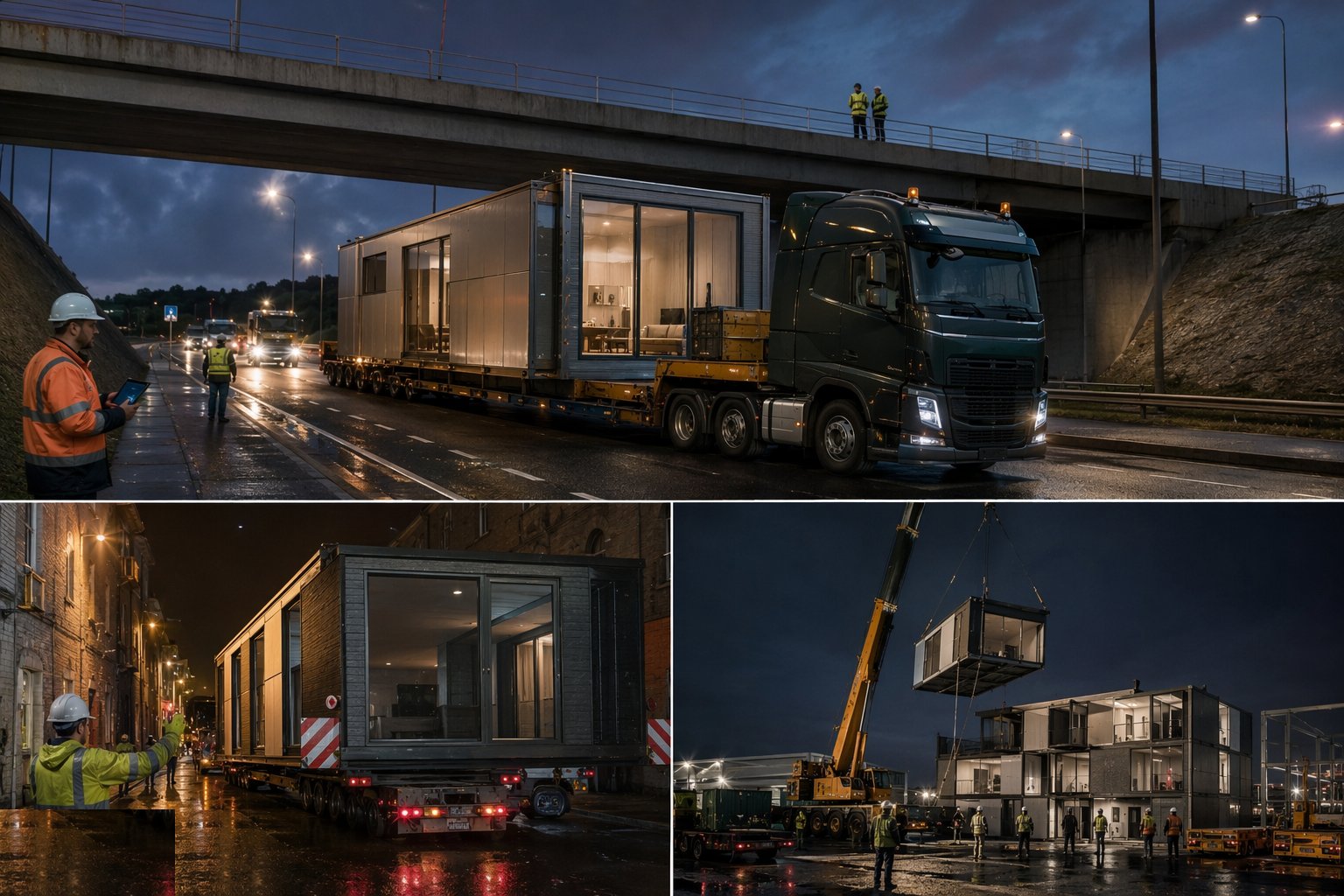 Survey the route and protect the cargo — Volumetric Modular Construction, step 3