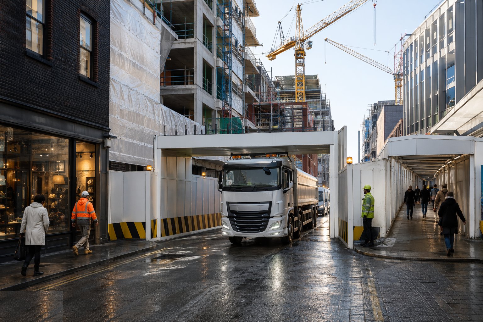 Run the live-site logistics regime — Phased Handover & Live-Site Logistics, step 6