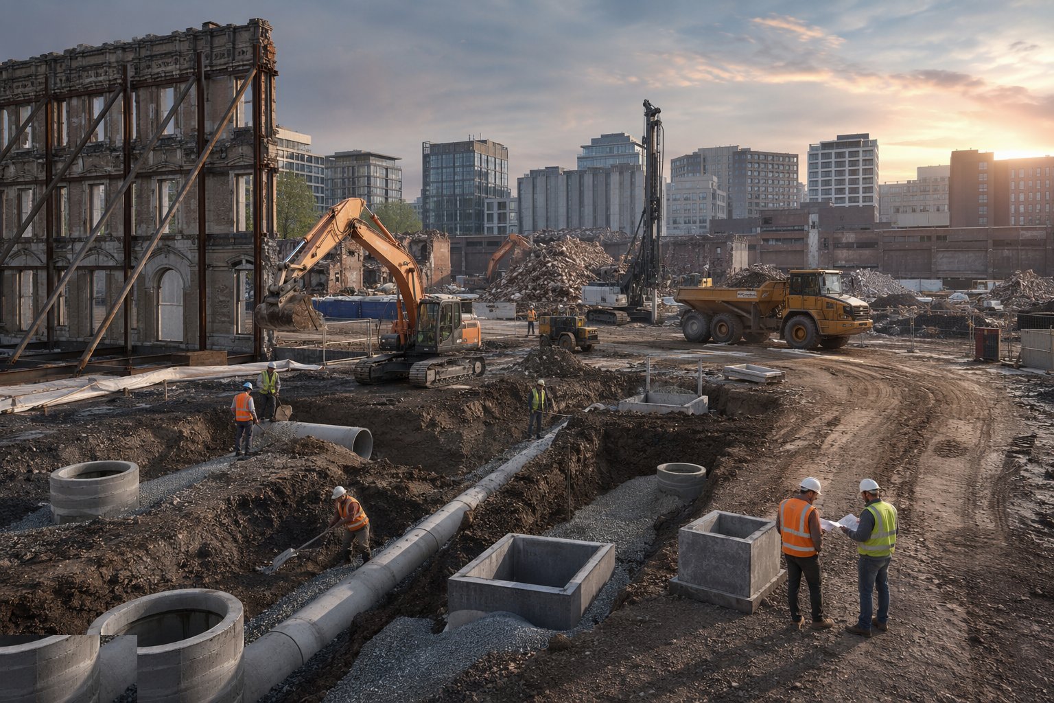 Put in the enabling infrastructure — Urban Regeneration & Brownfield Enabling, step 6