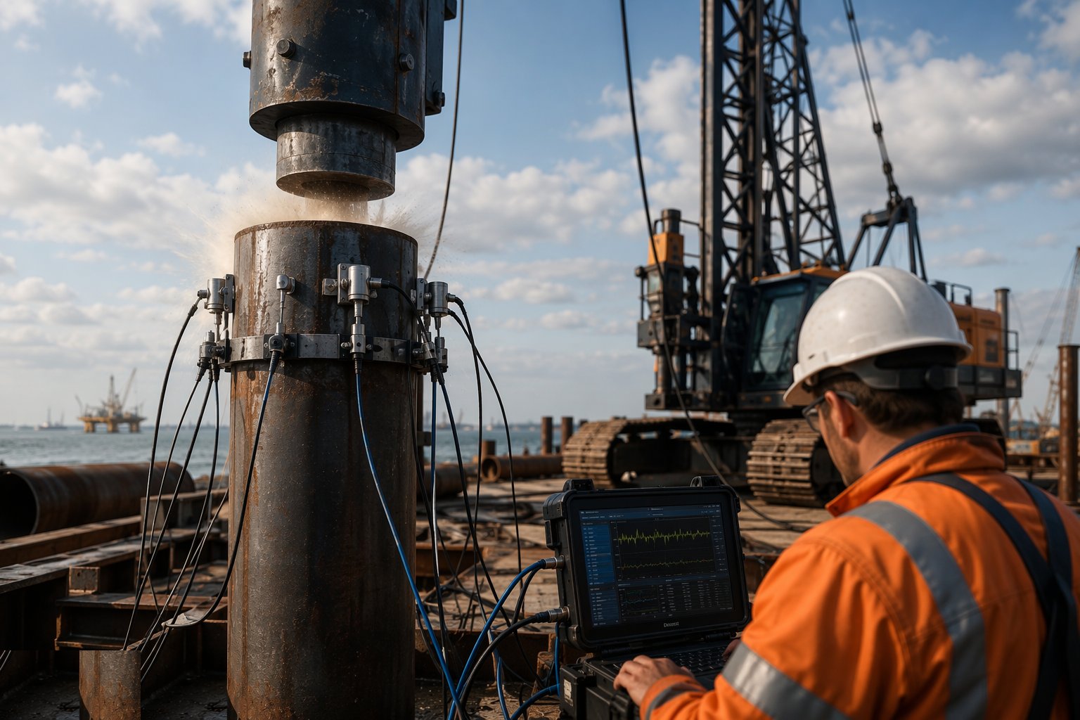 Test and hand over the records — Driven steel tube and H piles, step 6