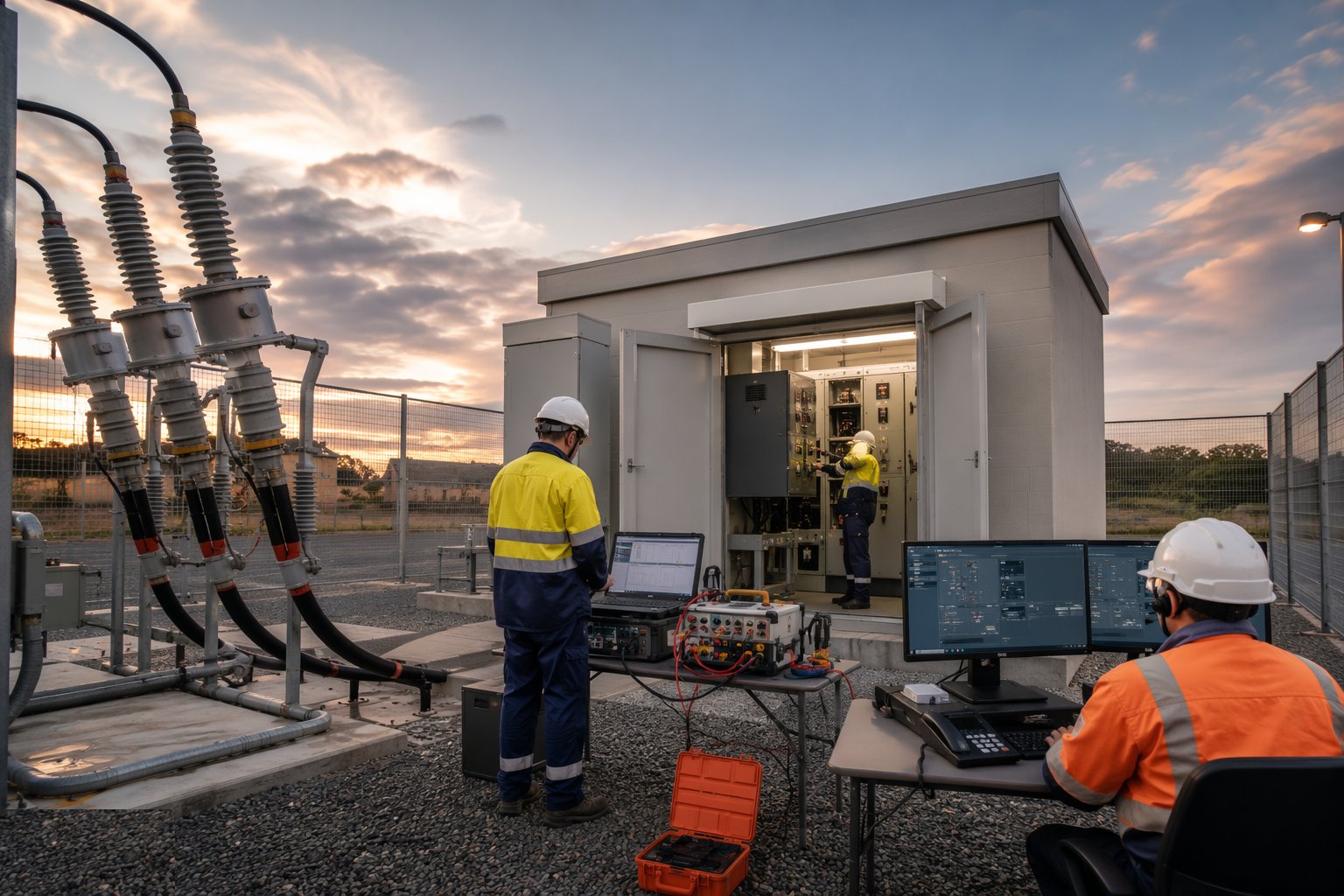 Witness tests and SCADA point-to-point with the operator — Grid Connections & Energisation, step 4