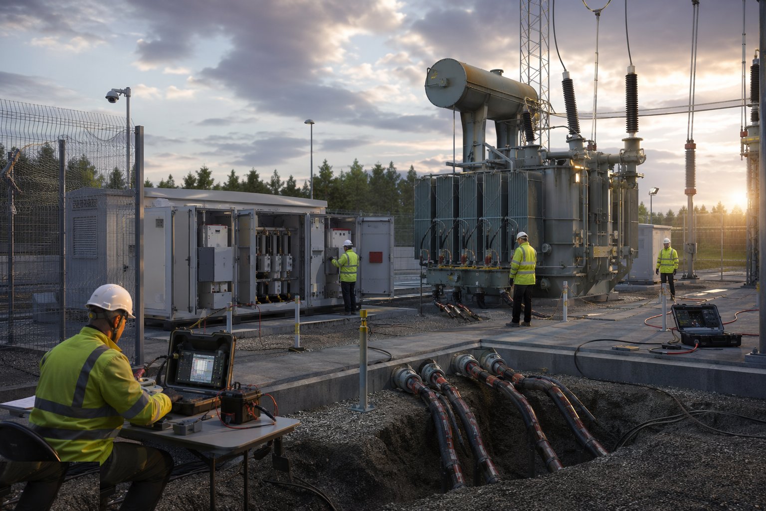Execute the phased energisation under safety documents — Grid Connections & Energisation, step 5