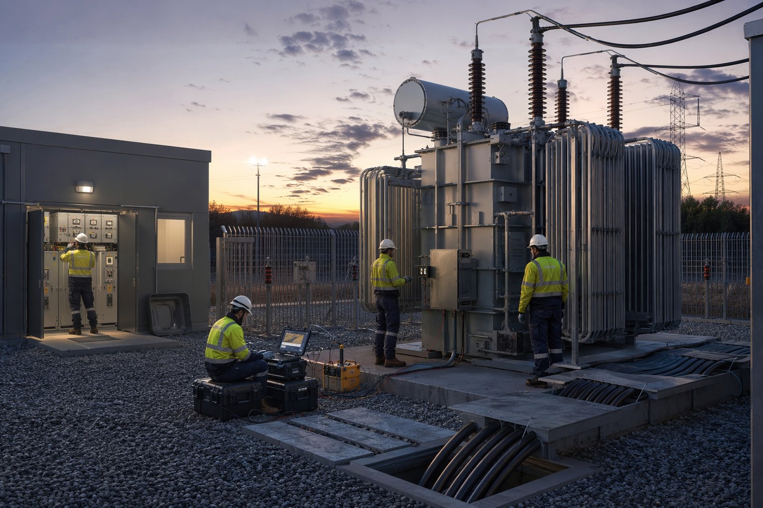 Post-energisation checks, soak and load ramping — Grid Connections & Energisation, step 6